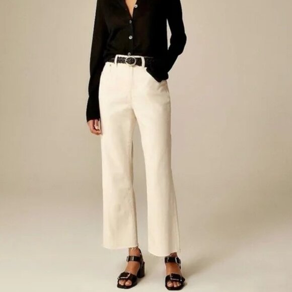 J. Crew Petite mid-rise relaxed kickout jean Size 26 Petite - Picture 1 of 10